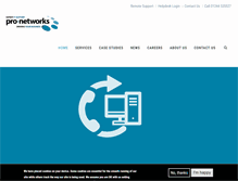 Tablet Screenshot of pro-networks.co.uk