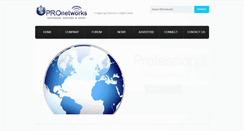 Desktop Screenshot of pro-networks.org